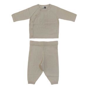 Pretty Green Baby Viscose Long-Sleeved Top And Leggings Set / Birch